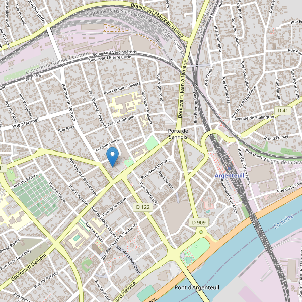 Carte des bibliotheques à Argenteuil Thumbnail