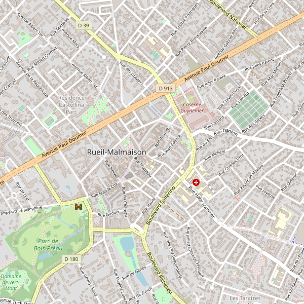 Carte des bibliotheques à Rueil-Malmaison Thumbnail