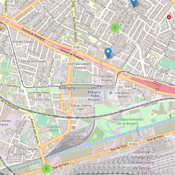 Carte des cafe à Bobigny Thumbnail