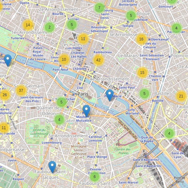 Carte des chaussures à Paris Thumbnail