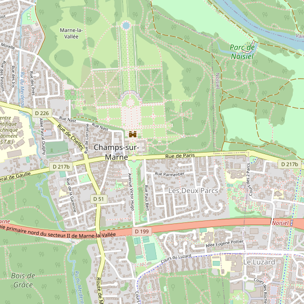 Carte des cinemas à Champs-sur-Marne Thumbnail