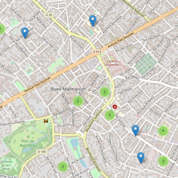 Carte des ecoles à Rueil-Malmaison Thumbnail