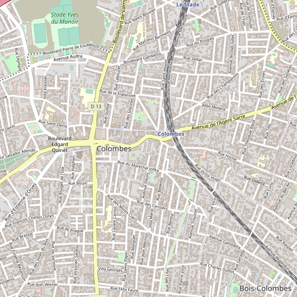 Carte des monuments à Colombes Thumbnail