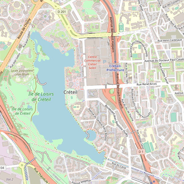 Carte des monuments à Créteil Thumbnail