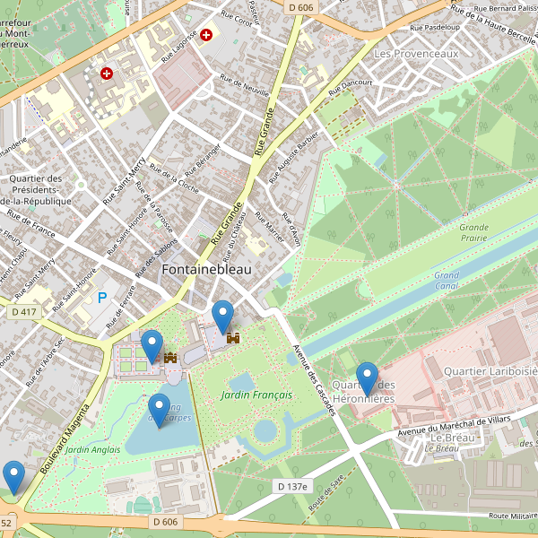 Carte des monuments à Fontainebleau Thumbnail