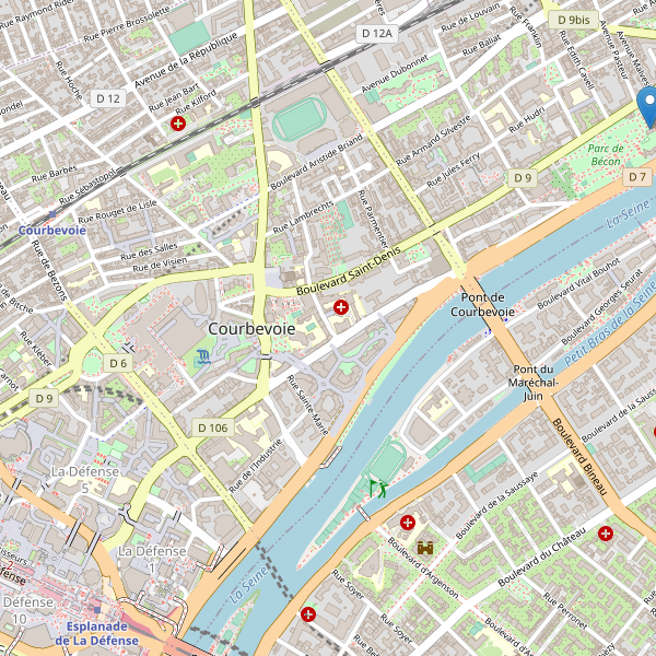 Carte des musees à Courbevoie Thumbnail