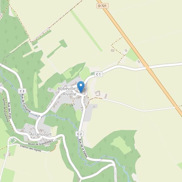 Carte des parkings à Abbéville-la-Rivière Thumbnail