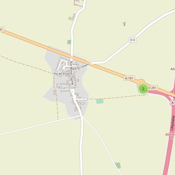 Carte des parkings à Allainville (Yvelines) Thumbnail