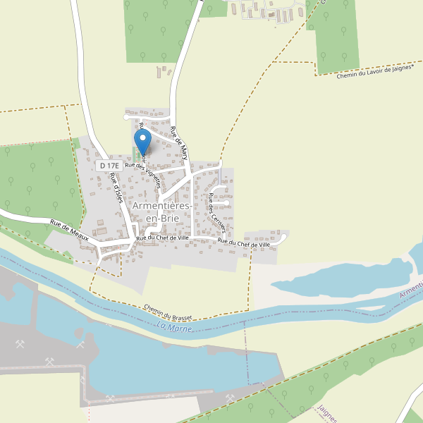 Carte des parkings à Armentières-en-Brie Thumbnail