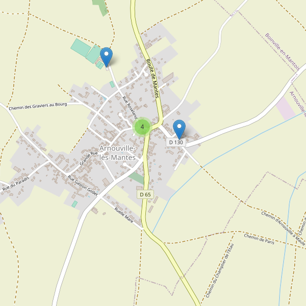 Carte des parkings à Arnouville-lès-Mantes Thumbnail