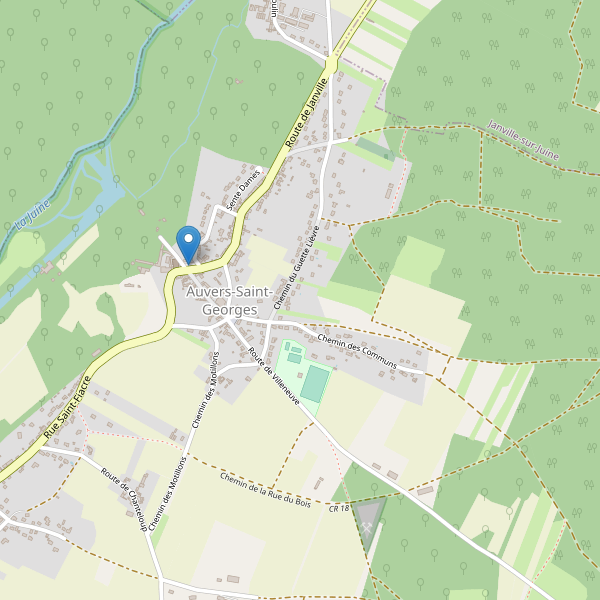 Carte des parkings à Auvers-Saint-Georges Thumbnail