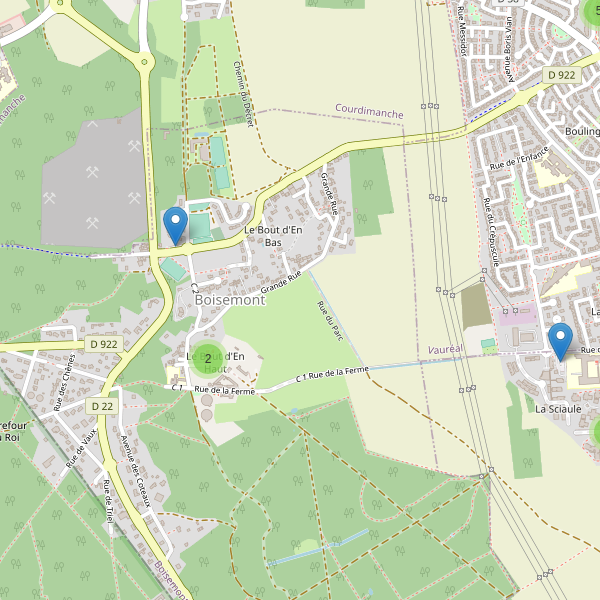 Carte des parkings à Boisemont (Val-d'Oise) Thumbnail