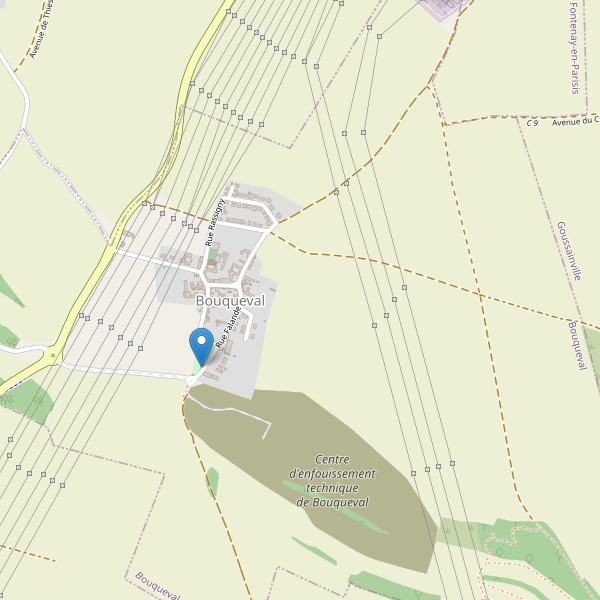 Carte des parkings à Bouqueval Thumbnail