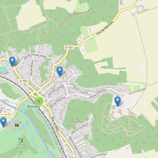 Carte des parkings à Boutigny-sur-Essonne Thumbnail