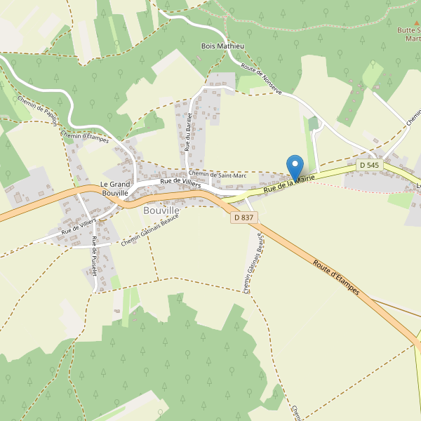 Carte des parkings à Bouville (Essonne) Thumbnail