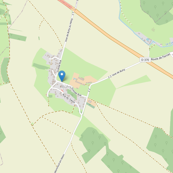 Carte des parkings à Buhy Thumbnail