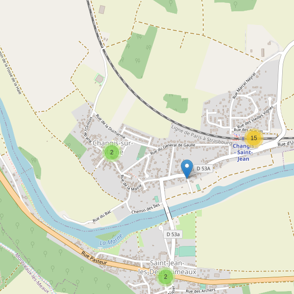 Carte des parkings à Changis-sur-Marne Thumbnail