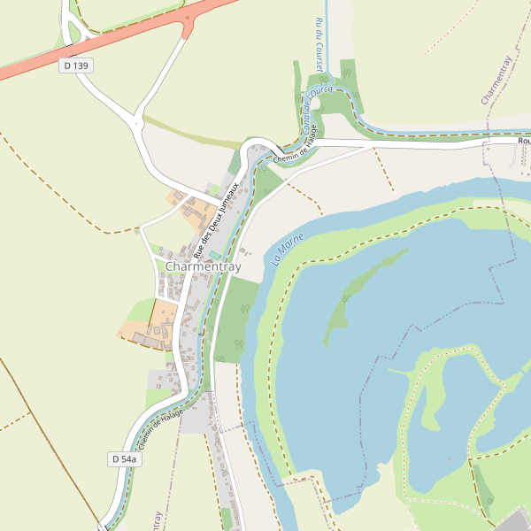Carte des parkings à Charmentray Thumbnail