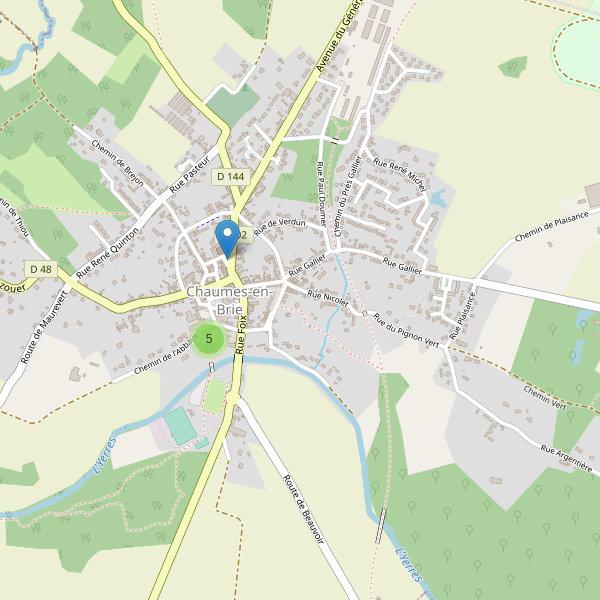 Carte des parkings à Chaumes-en-Brie Thumbnail