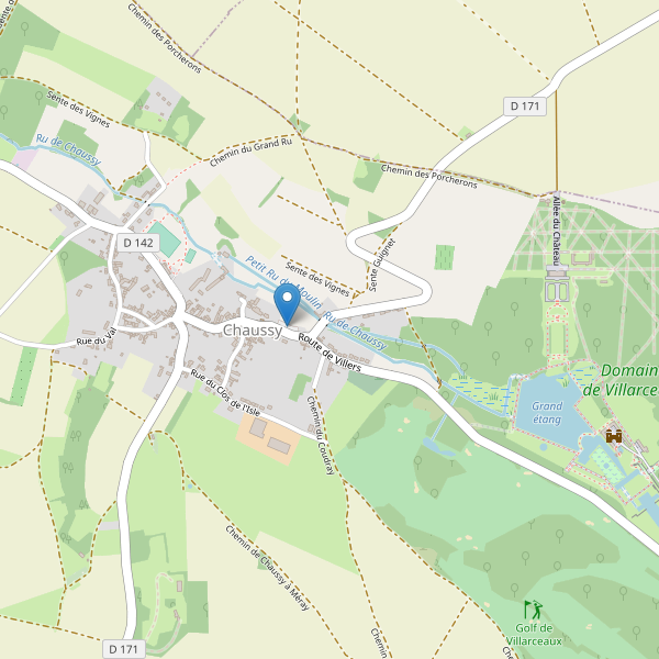 Carte des parkings à Chaussy (Val-d'Oise) Thumbnail