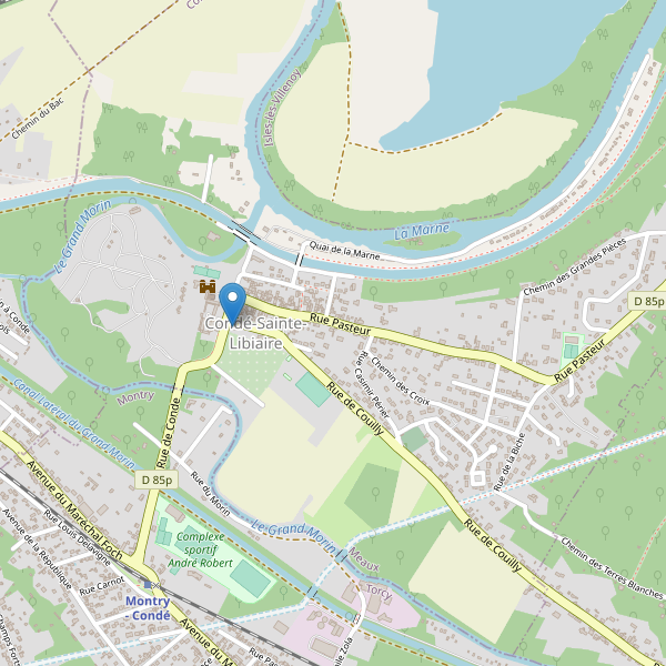 Carte des parkings à Condé-Sainte-Libiaire Thumbnail