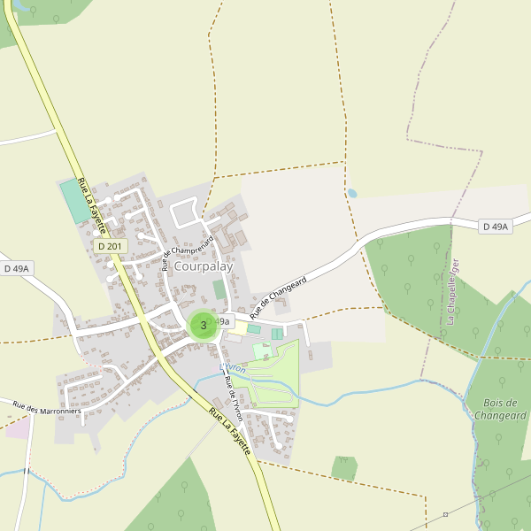 Carte des parkings à Courpalay Thumbnail