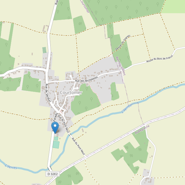 Carte des parkings à Courtomer (Seine-et-Marne) Thumbnail