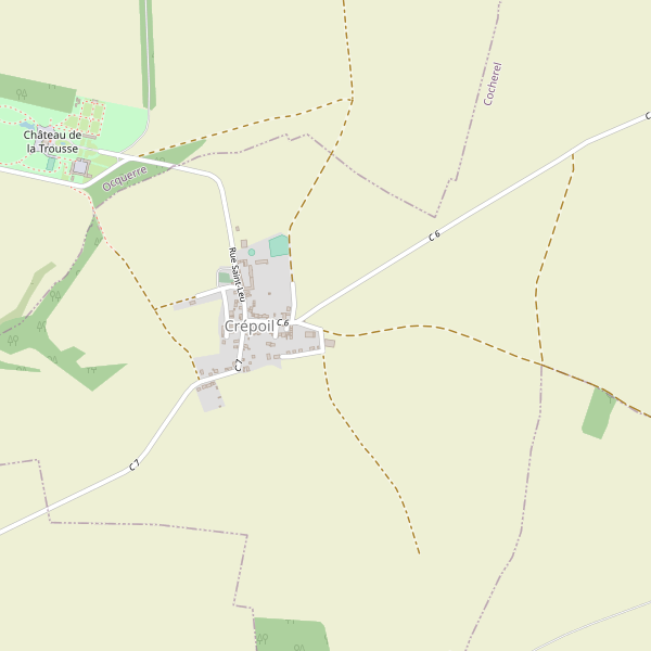 Carte des parkings à Crépoil Thumbnail