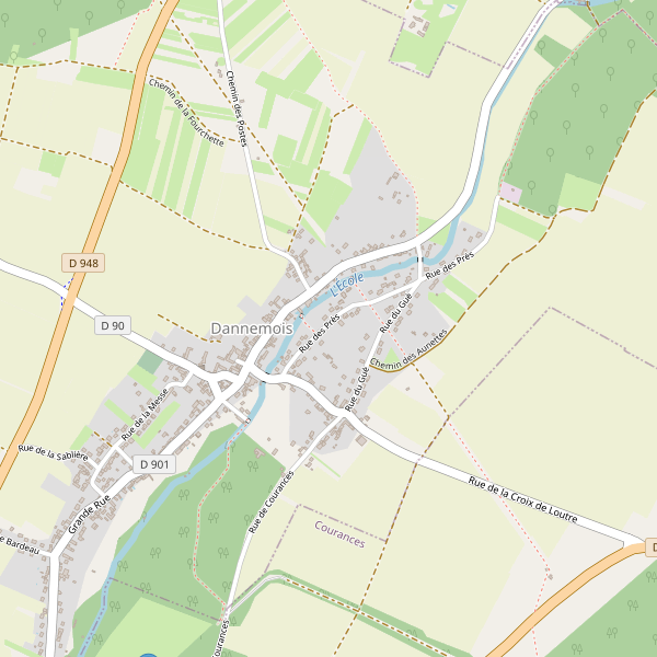 Carte des parkings à Dannemois Thumbnail