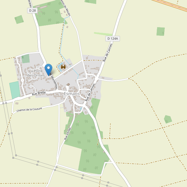 Carte des parkings à Esmans Thumbnail