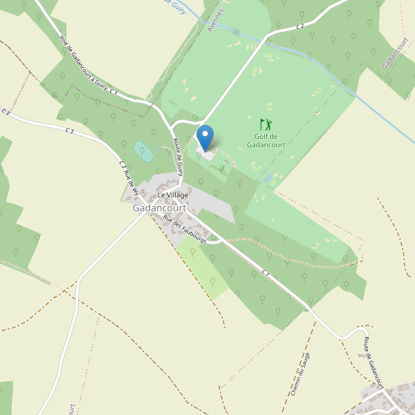 Carte des parkings à Gadancourt Thumbnail