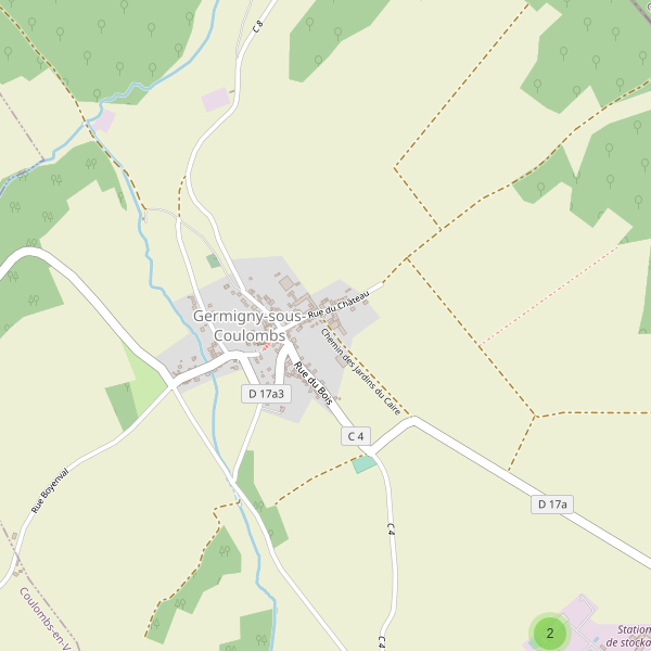 Carte des parkings à Germigny-sous-Coulombs Thumbnail