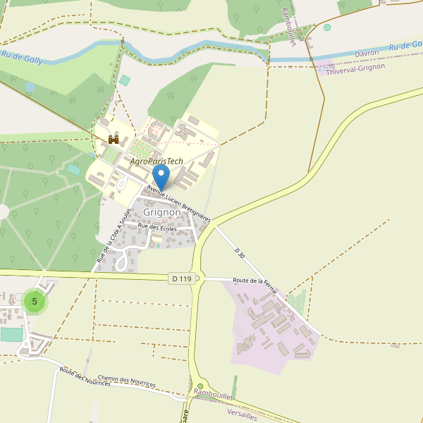 Carte des parkings à Grignon (Yvelines) Thumbnail
