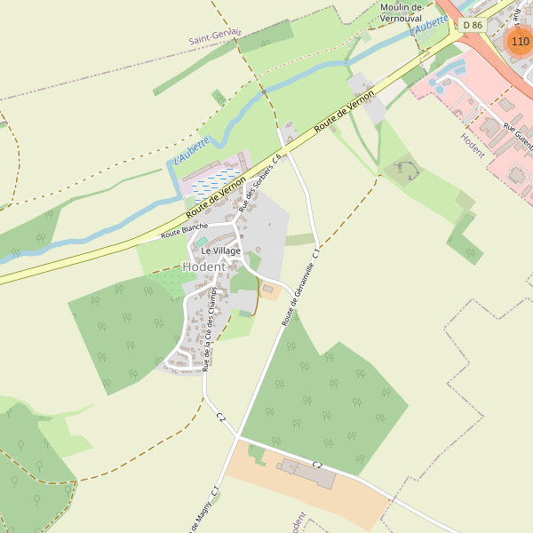 Carte des parkings à Hodent Thumbnail