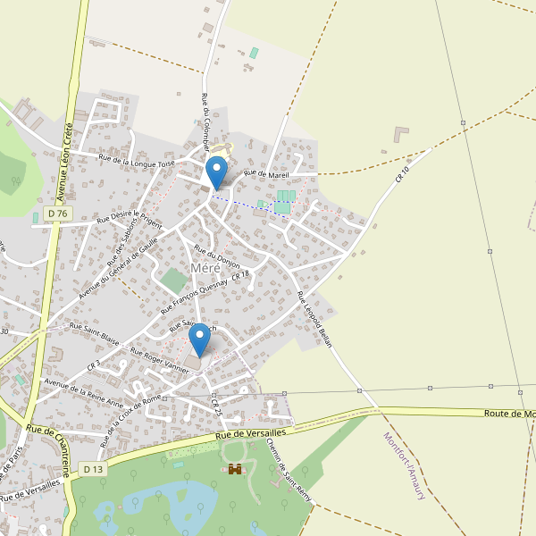 Carte des parkings à Méré (Yvelines) Thumbnail