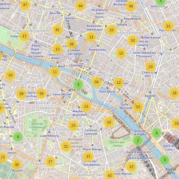 Carte des parkings à Paris Thumbnail