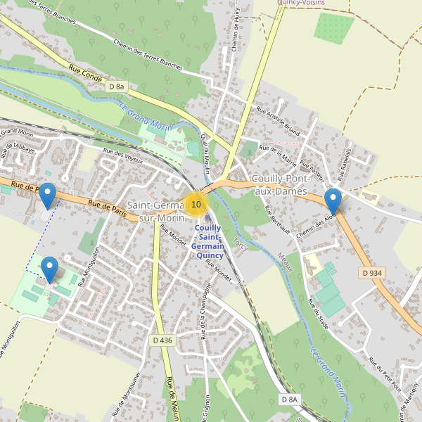 Carte des parkings à Saint-Germain-sur-Morin Thumbnail