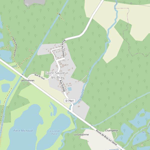 Carte des parkings à Saint-Sauveur-lès-Bray Thumbnail