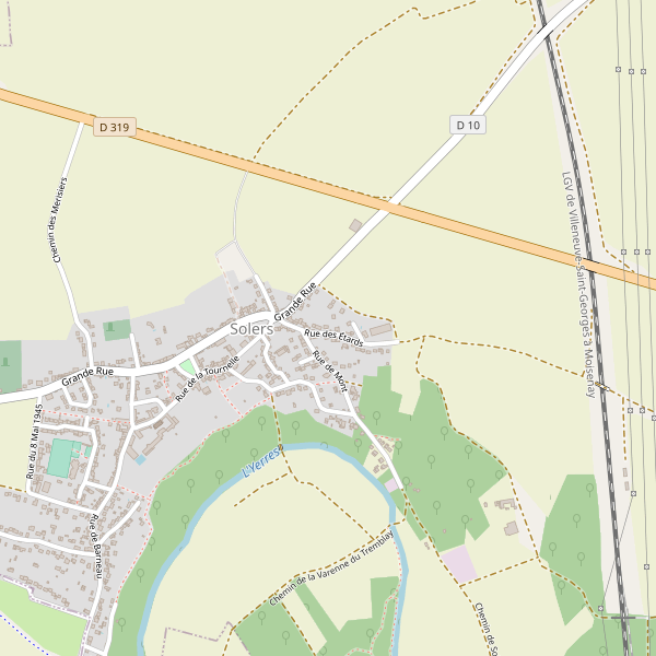 Carte des parkings à Solers Thumbnail