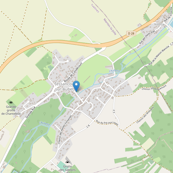 Carte des parkings à Tessancourt-sur-Aubette Thumbnail