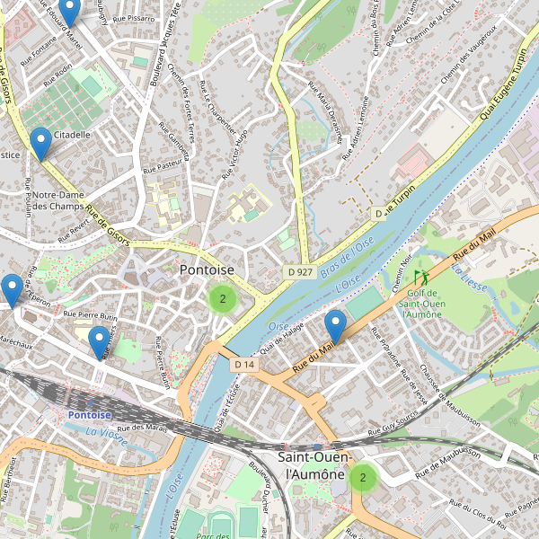 Carte des pharmacies à Pontoise Thumbnail