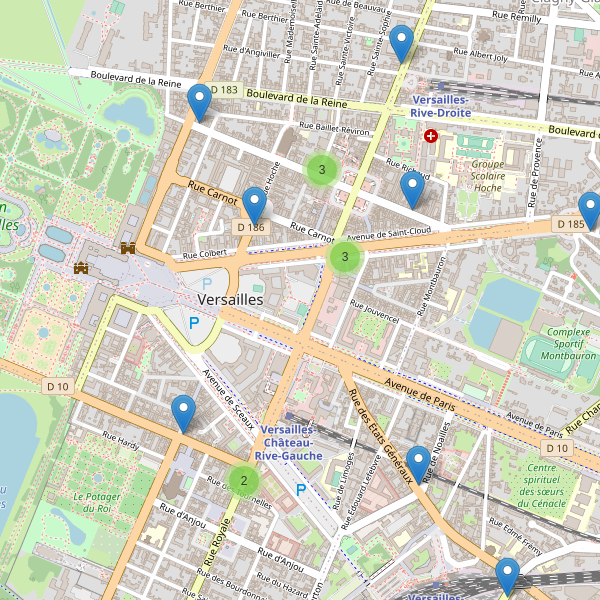 Carte des pharmacies à Versailles Thumbnail