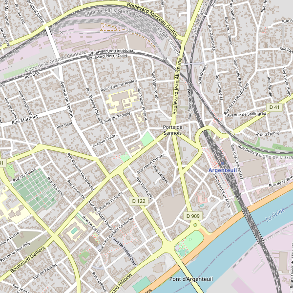 Carte des taxi à Argenteuil Thumbnail