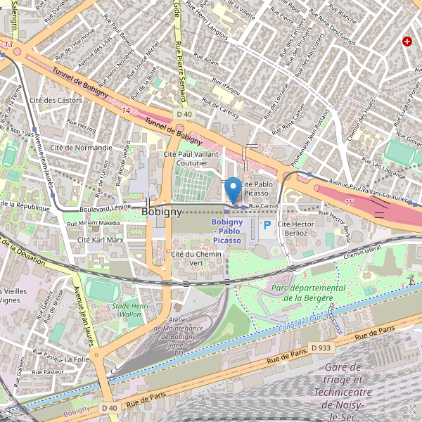 Carte des taxi à Bobigny Thumbnail