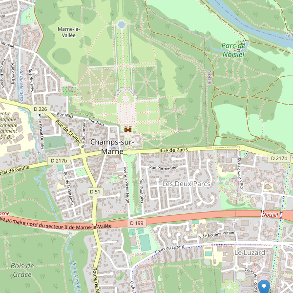 Carte des taxi à Champs-sur-Marne Thumbnail