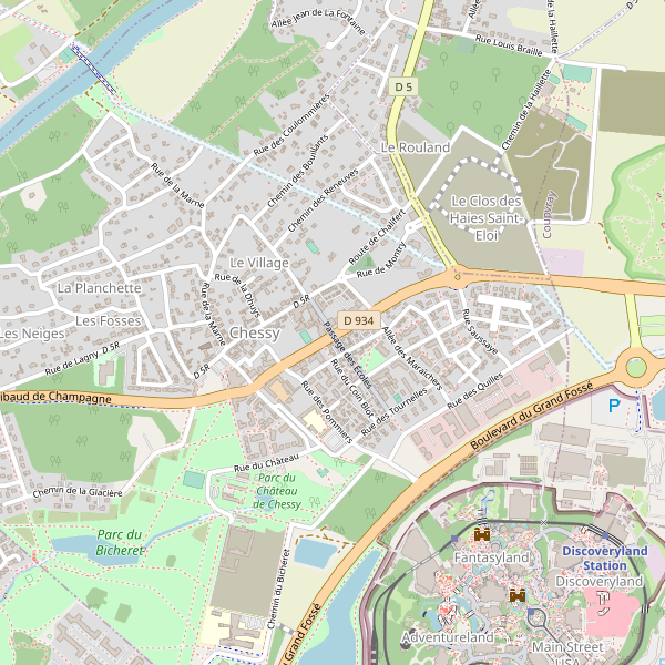 Carte des taxi à Chessy (Seine-et-Marne) Thumbnail