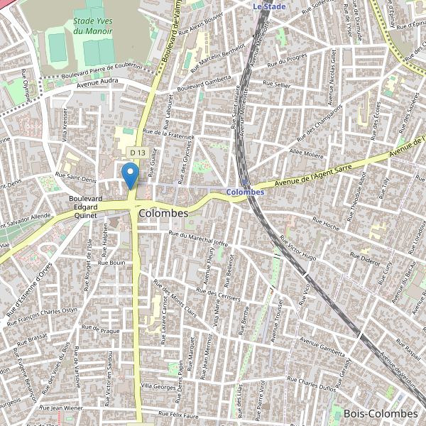 Carte des taxi à Colombes Thumbnail
