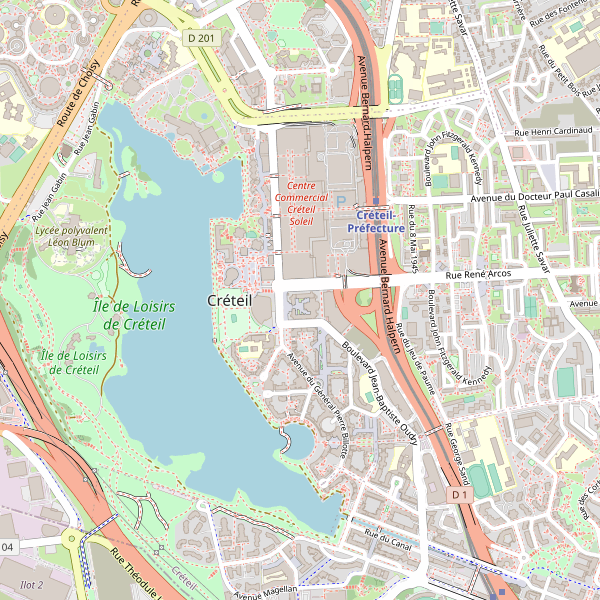 Carte des taxi à Créteil Thumbnail