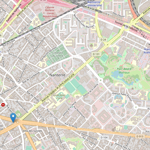 Carte des taxi à Nanterre Thumbnail