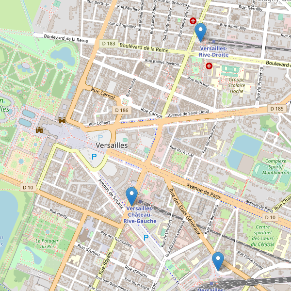 Carte des taxi à Versailles Thumbnail